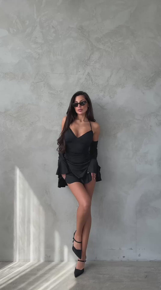 Short black dress