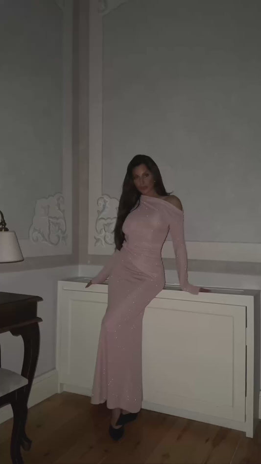Long glitter dress